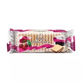 Вафли вишня Леди Джем 250г