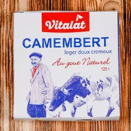 Сыр мягкий Камамбер Vitalat 45% 125г