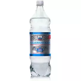 Вода минералальная газированная Славяновская 1л