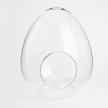 Конфетница, 17х23 см, стекло, Яйцо, Clear