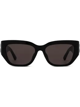 Солнцезащитные очки в квадратной оправе Balenciaga Eyewear, черный
