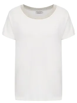 Футболка из вискозы LE TRICOT PERUGIA