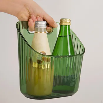 Плавающие полки, кухонный шкаф, дверная корзина для хранения, компактный настенный органайзер для белья transparent