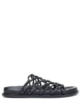 Шлепанцы кожаные JIL SANDER