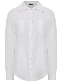 Рубашка изо льна и вискозы KITON