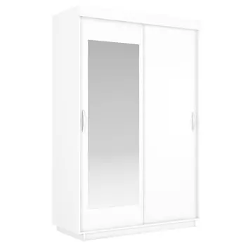 шкаф-купе Lite 2-х дверный 1400х2120х595 белый снег