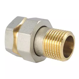 сгон прямой JIF 1/2" ВР/НР латунь резьба