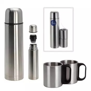 Термос бытовой в наборе с кружками 2 шт. Excellent Houseware