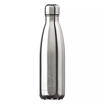 Термос 500 мл Chilly's Bottles Chrome silver