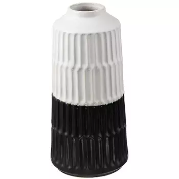 Ваза декоративная 30 см Excellent Houseware чёрно-белый