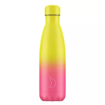 Термос Chilly's Bottles gradient 500 мл neon