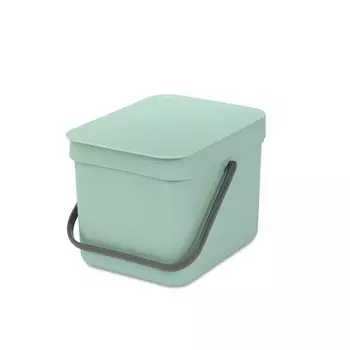 Ведро для мусора 6 л Brabantia Sort & Go мятно-голубой