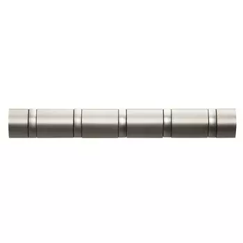 Вешалка настенная горизонтальная Umbra Flip 5 крючков никель