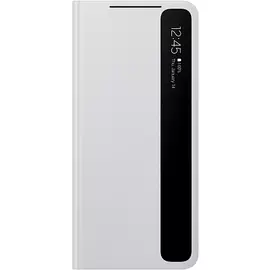 Чехол - книжка Samsung EF-ZG998CJEGRU Smart Clear View Cover S21 Ultra, светло-серый