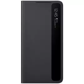 Чехол - книжка Samsung EF-ZG99PCBEGRU Smart Clear View Cover с пером S Pen S21 Ultra, чёрный