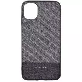 Чехол Lyambda EUROPA LA05-1261-BL для iPhone 12/12 Pro light grey strip