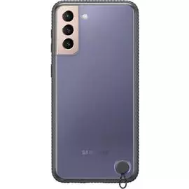 Чехол - накладка Samsung EF-GG996CBEGRU Clear Protective Cover S21+, прозрачный c чёрной рамкой