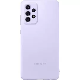 Чехол - накладка Samsung EF-PA725TVEGRU Silicone Cover A72, фиолетовый