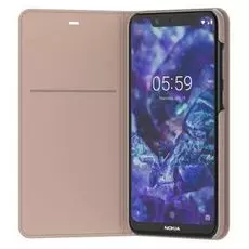 Чехол Nokia 8P00000016 для Nokia 5.1 Plus Entertainment Flip Cover cream CP-251