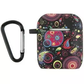 Чехол Red Line для Airpods УТ000017874 силиконовый Space Flower, дизайн 2