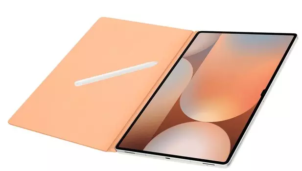 Чехол Samsung EF-BX910POEGRU для Samsung Galaxy Tab S9 Ultra/S10 Ultra Smart Book Cover поликарбонат/полиуретан оранжевый