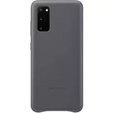 Чехол Samsung Leather Cover EF-VG980LJEGRU для Galaxy S20, серый
