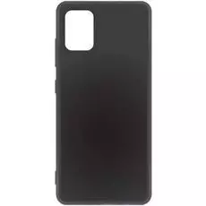 Чехол силиконовый BoraSco 38530 для Samsung (A715) Galaxy A71 (матовый) черный