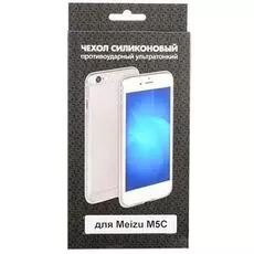 Чехол силиконовый DF DFmzCase-18 для Meizu M5C, TPU, прозрачный