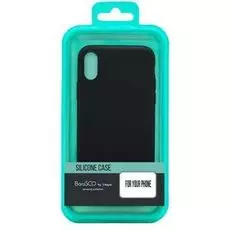 Чехол BoraSco Sillicone Case 34990 матовый для Apple iPhone Xs Max черный