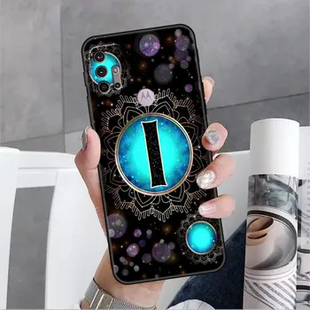 Case For Motorola G30 G60 G9 Play One Fusion Plus Edge 20 G8 Power Lite G22 G50 G200 G51 G71 G31 Phone Cover Mandala Letter A L Moto Edge