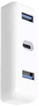 USB-концентратор HyperDrive HDH06 USB-C для блока питания MacBook Pro 15" 87W (White)