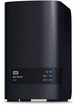 Сетевое хранилище WD My Cloud EX2 3.5" 4Tb WDBSHB0040JCH-EEUE (Black)