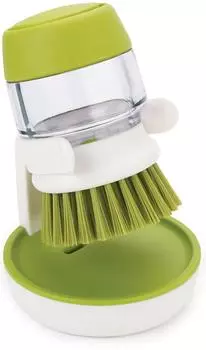 Щетка с дозатором моющего средства Joseph Joseph Palm Scrub™ зеленая