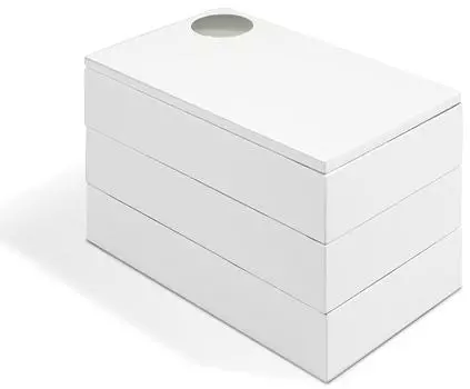 Шкатулка Umbra Spindle белая