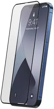 Стекло Baseus Full-screen and Full-glass (SGAPIPH61P-KC01) 0.25mm для iPhone 12/12 Pro (2 шт)