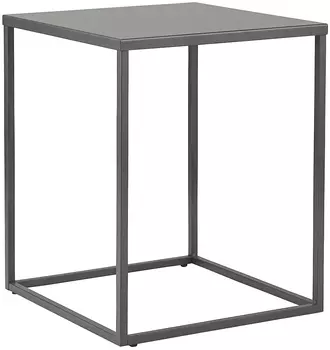Столик кофейный Berg Velluto, антрацитовый, 37х37х45 см