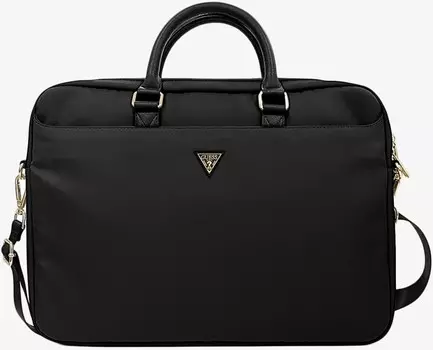 Сумка Guess Nylon with Triangle metal logo (GUCB15NTMLBK) для ноутбука 15" (Black)
