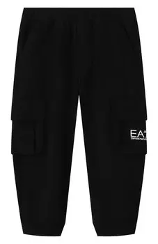 Хлопковые джоггеры EA7