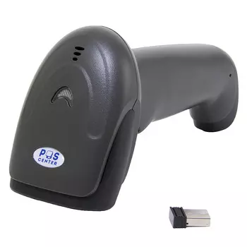 Сканер штрих-кода Poscenter 2D BT, ручной, Area Image, USB, беспроводной, 1D/2D, черный