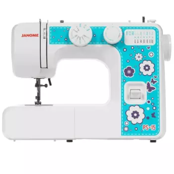 Швейная машина Janome PS-15, белый/синий (PS-15)