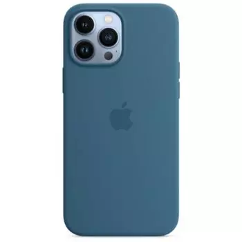 Силиконовый чехол с микрофиброй Red Line MagSafe для смартфона Apple iPhone 14 Pro Max, силикон, микрофибра, Blue Jay (УТ000032608)