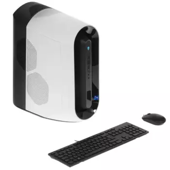 Системный блок Dell Alienware Aurora R12, Intel Core i9 11900F 2.5GHz, 32Gb RAM, 2Tb SSD, NVIDIA GeForce RTX 3090 24Gb, WiFi, BT, W10, белый, клавиатура, мышь (R12-4885)