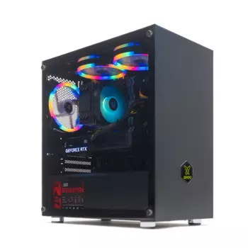 Системный блок e2e4 Ordo GS-02, Intel Core i3 12100 3.3GHz, 16Gb RAM, 512Gb SSD, GeForce RTX 3050 8Gb, DOS, черный (ORD-I12100-16-512-3050)