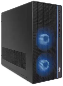 Системный блок IRU Game 510H6SEA, AMD Core i3 12100F 3.3 ГГц, 16Gb RAM, 512Gb SSD, NVIDIA GeForce RTX 3050 6Gb, без ОС, черный (2073973)