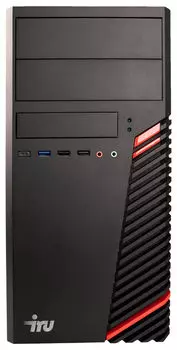 Системный блок IRU Home 310H5SM, Intel Core i5 11400F 2.6 ГГц, 8Gb RAM, 256Gb SSD, NVIDIA GeForce GT1030 2Gb, без ОС, черный