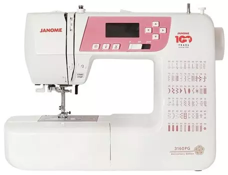 Швейная машина Janome 3160 PG, белый/розовый (3160 PG)