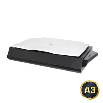 Сканер планшетный Avision FB6380E, A3, CCD, 1200x1200dpi, ч/б 2 сек/стр,цв. 2 сек/стр, 48 бит, 24 бит, USB 3.2 (000-1040-02G)