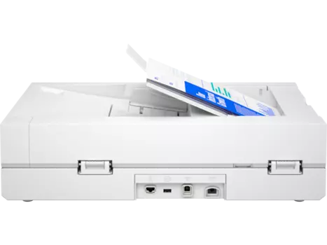 Сканер планшетный HP Scanjet Pro N4600 fnw1, A4, CIS, 1200x1200dpi, ДАПД 100 листов, ч/б 40 стр/мин, 80 изобр/мин (300 dpi),цв. 40 стр/мин, 80 изобр/мин (300 dpi), 48 бит, 24 бит, сетевой, Wi-Fi, USB 3.0 (20G07A#B19)