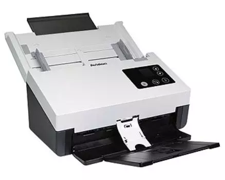 Сканер протяжный Avision AD345, A4, CIS, 1200x1200dpi, ДАПД 100 листов, ч/б 60 стр/мин,цв. 60 стр/мин, 48bit, USB (000-0926-07G)