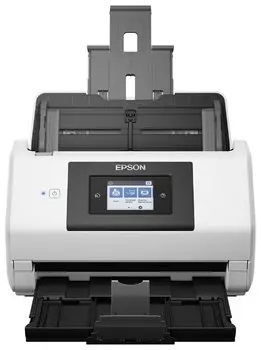 Сканер протяжный Epson WorkForce WorkForce DS-780N, A4, CIS, 600x600dpi, ДАПД 100 листов, ч/б 45 стр/мин,цв. 45 стр/мин, 24bit, 48bit, сетевой, USB 3.0, (B11B227401)